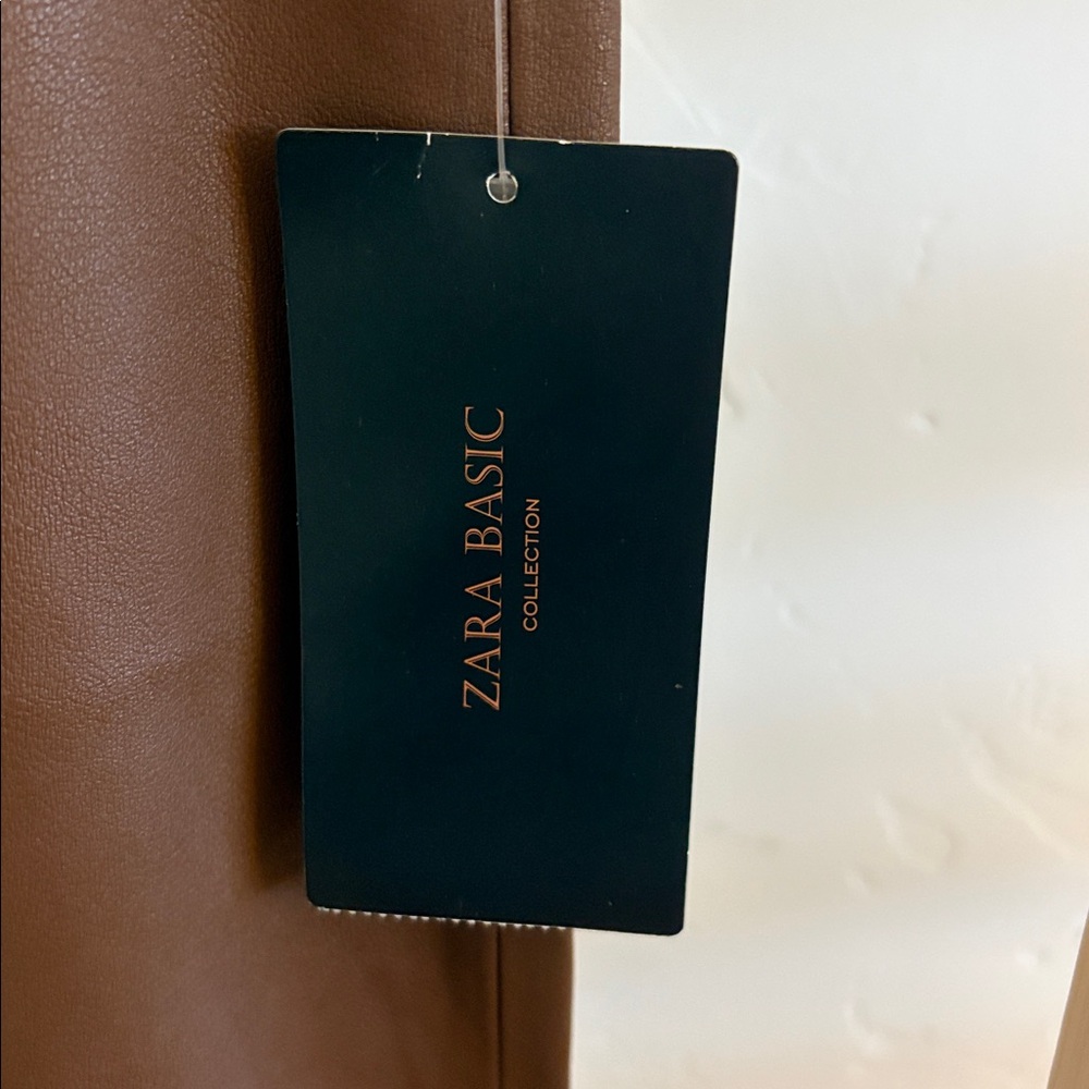 Zara Brown Pencil Skirt - Picture 2 of 6
